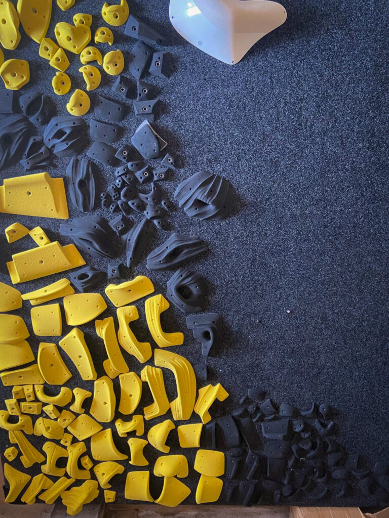 Presas de escalda en el suelo